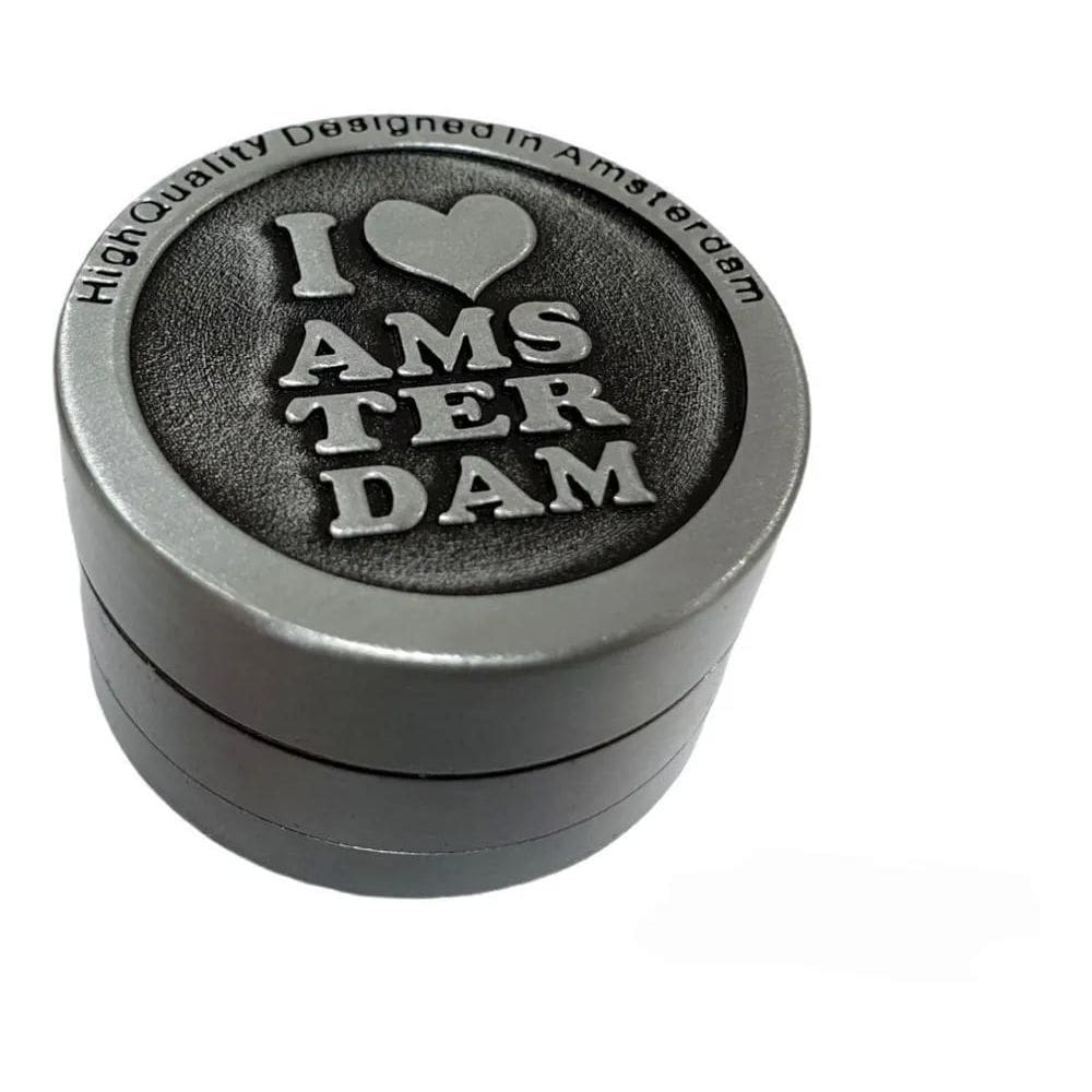 10X Dixavador De Metal Triturador Folha 3 Camadas 4Cm Pequeno