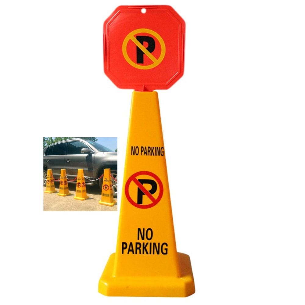 Cone Estacionamento Sinalizaçao Viaria Obra Estrada Rua Avenida Placa Proibido Estacionar Isolamento Area Restrita