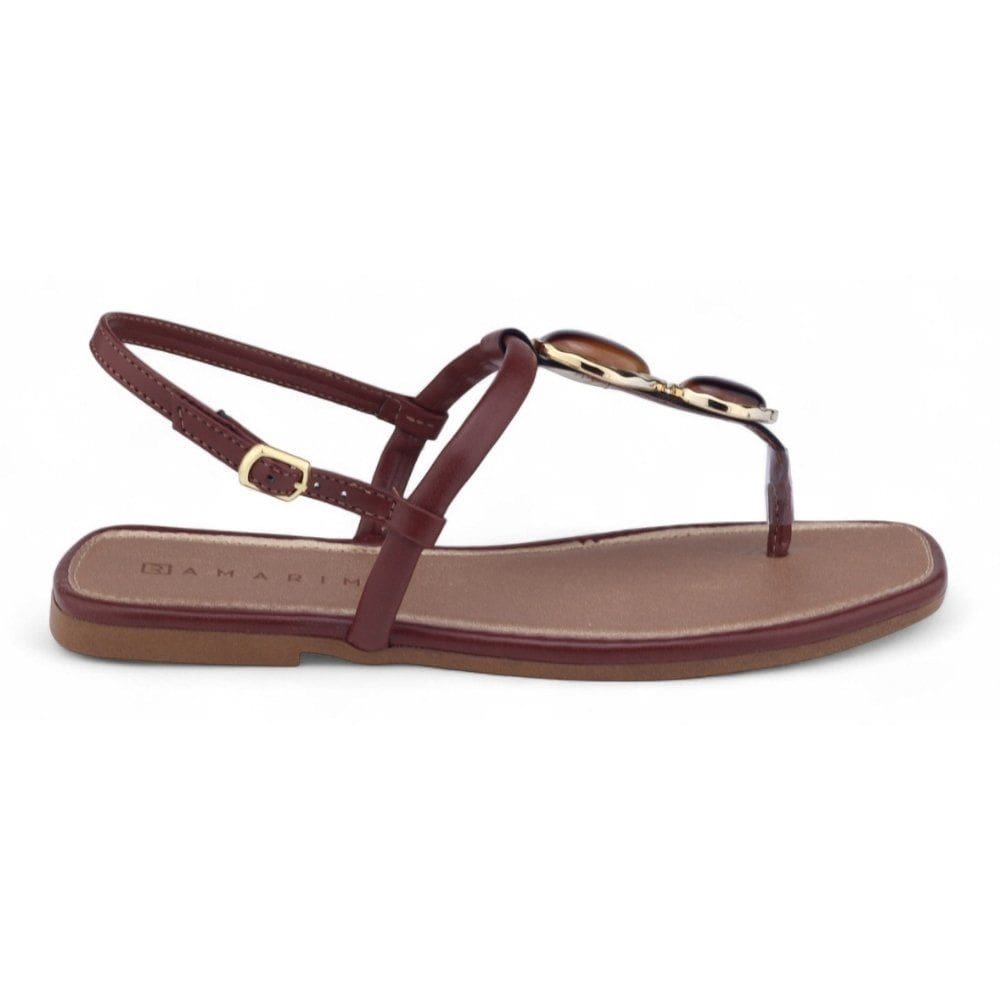 Sandália Rasteira Feminina Ramarim 25-23203 Casual