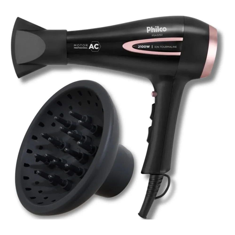 2X Secador De Cabelo Philco 2100W Íon Com Difus