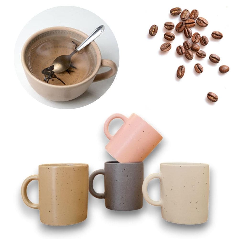 Conjunto 4 Canecas Pequenas 90Ml Linha Orgânica Café Chá