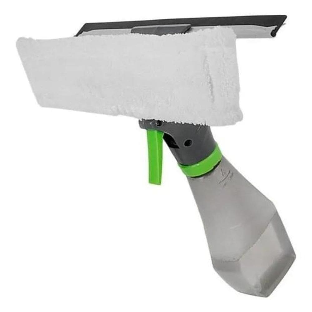 2X Rodo Limpa Vidro Spray Reservatório Borrifa Lava E Seca