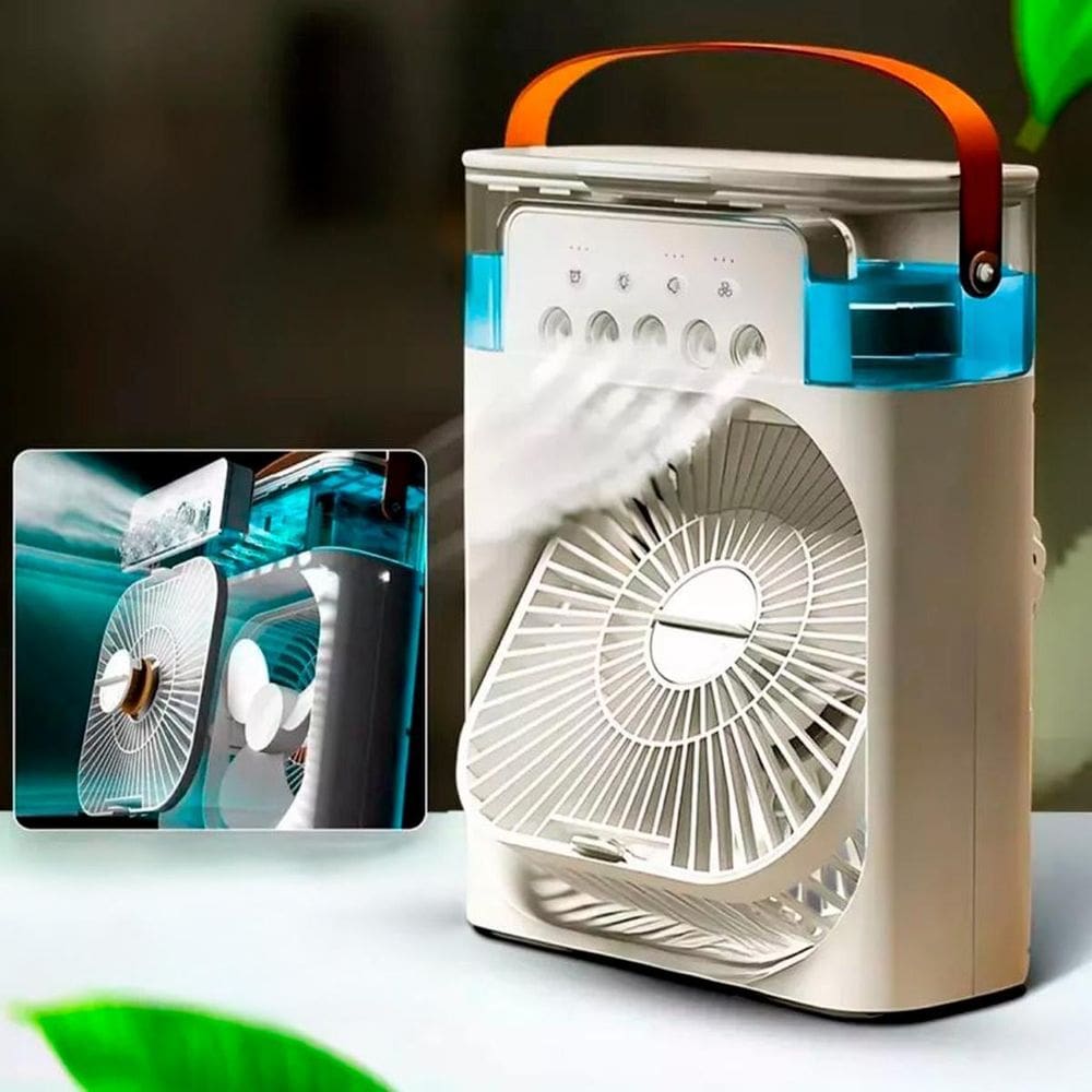 Mini Ventilador Idificador Usb Portátil Purificar O Ar
