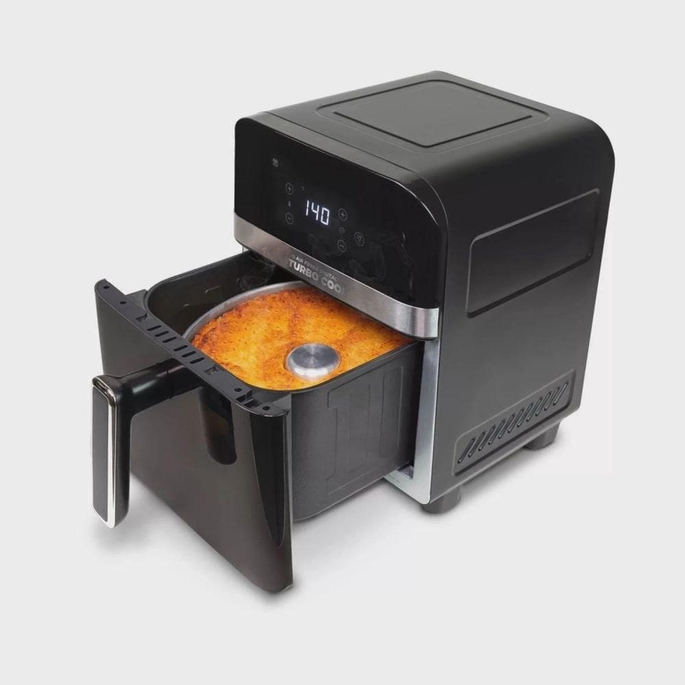 Fritadeira Air Fryer Mallory Turbocook Visor Em Vidro 6L