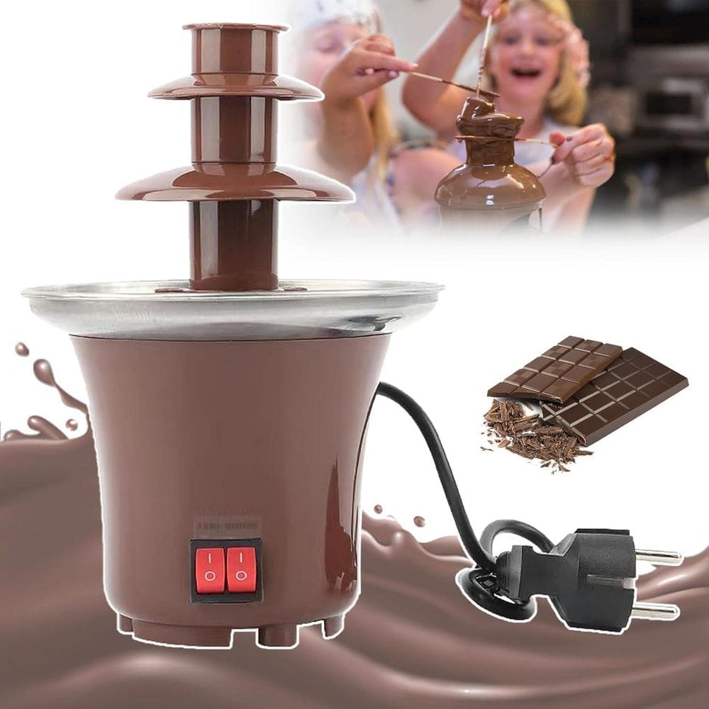 Super Fonte Cascata Fondue Chocolate Portátil