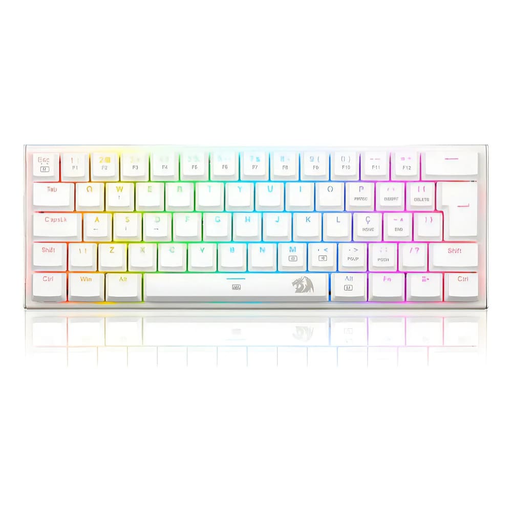 Teclado Mecanico Gamer Redragon Anivia Rgb 60% Switch Azul