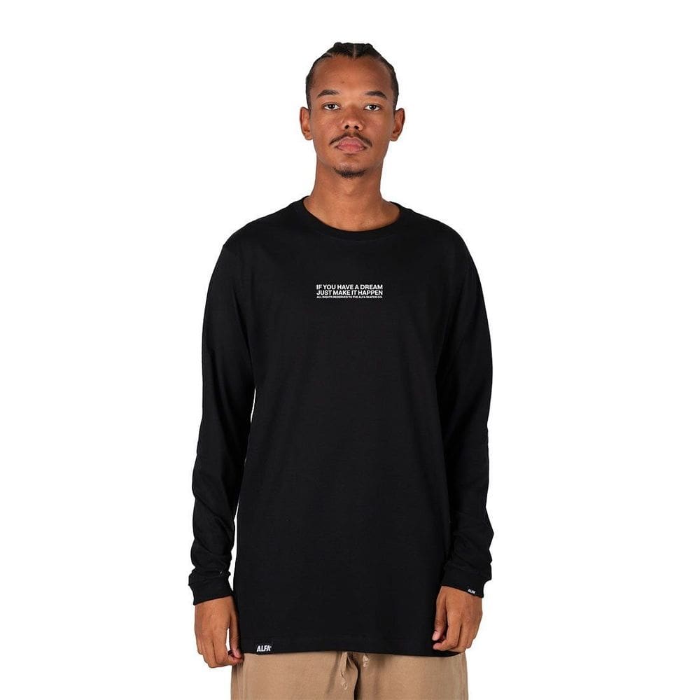 Camiseta Alfa Manga Longa Distortion