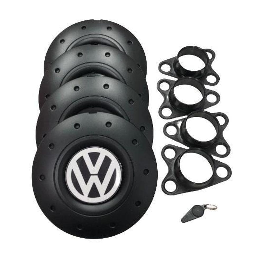 Calotas Miollo Vw Spacefox Aro 15 2007/2018 Amarok Preto