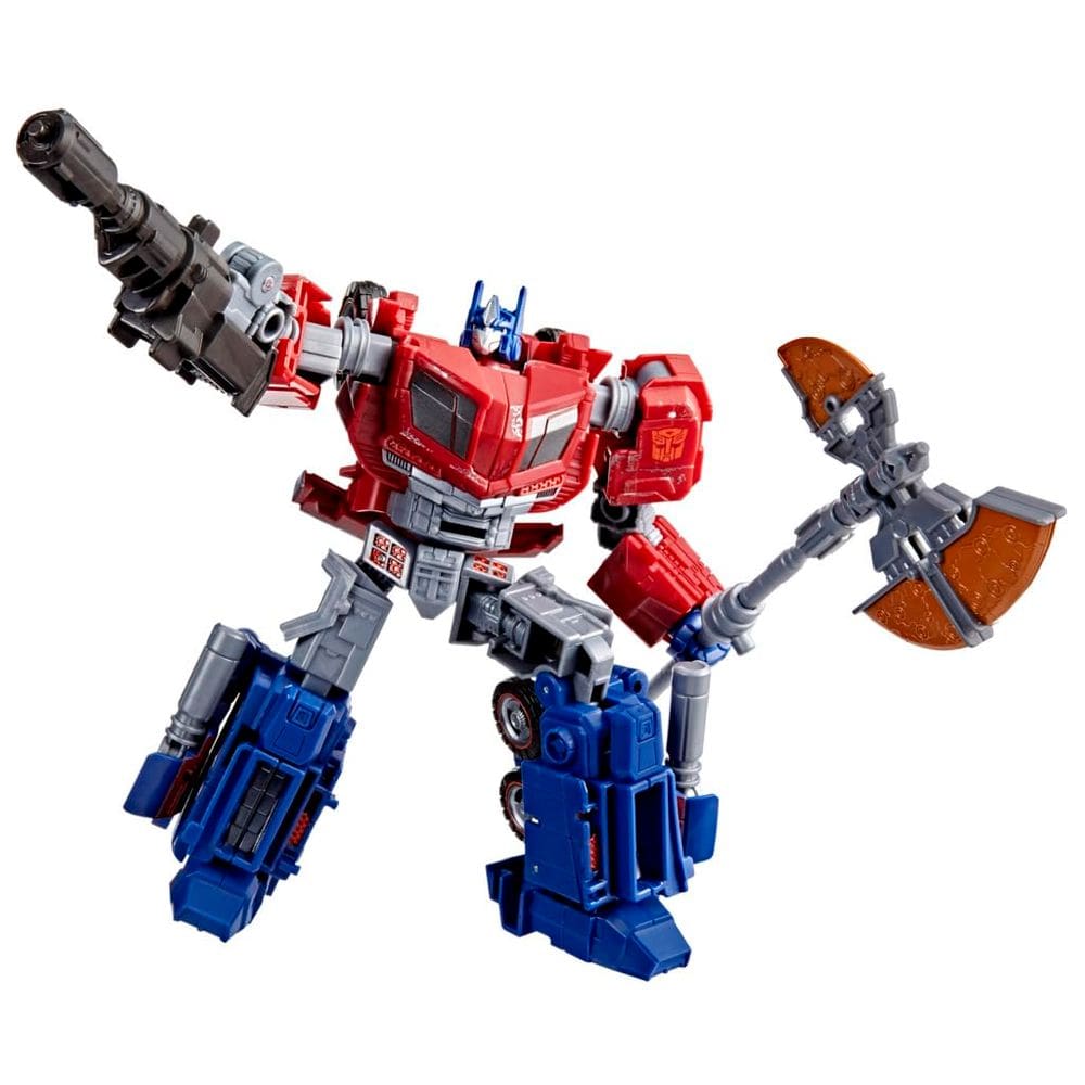 Boneco de brinquedo Transformers Voyager Class Exclusive Optimus Prime 18cm