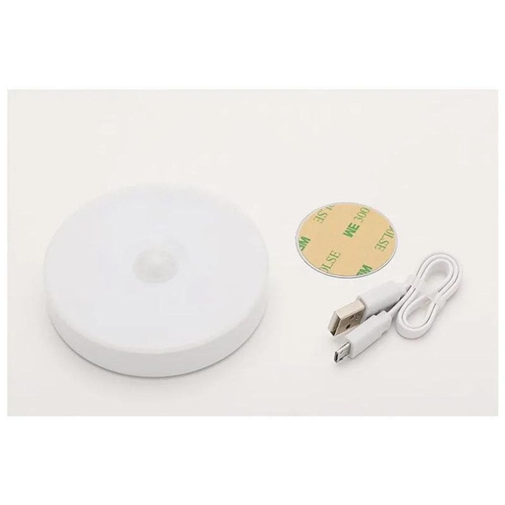 Luminária Led Com Sensor De Presença 3000K Usb Carregável