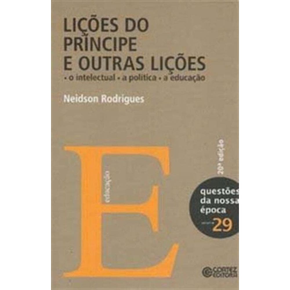Licoes Do Principe E Outras Licoes