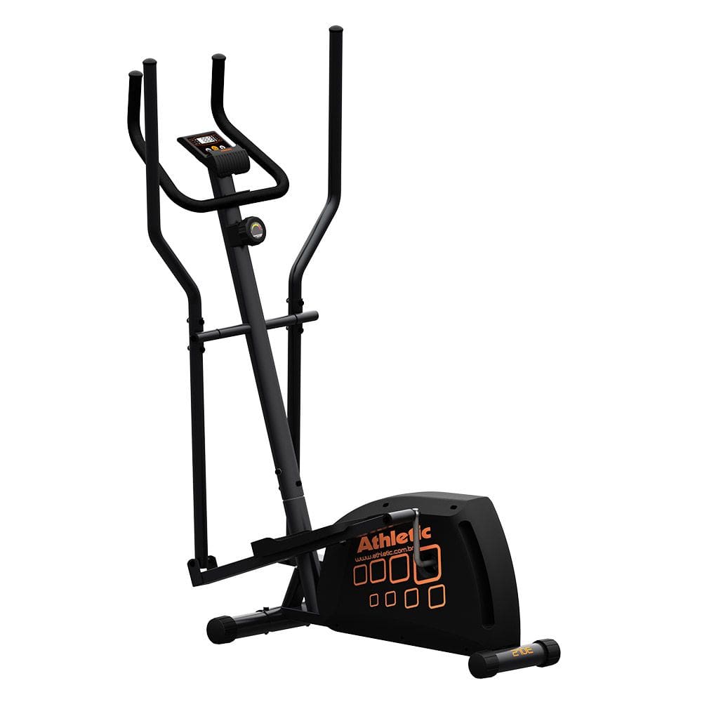 Elíptico Athletic Performance 210E 150kg 8 Níveis de Esforço com Monitor Uso Residencial