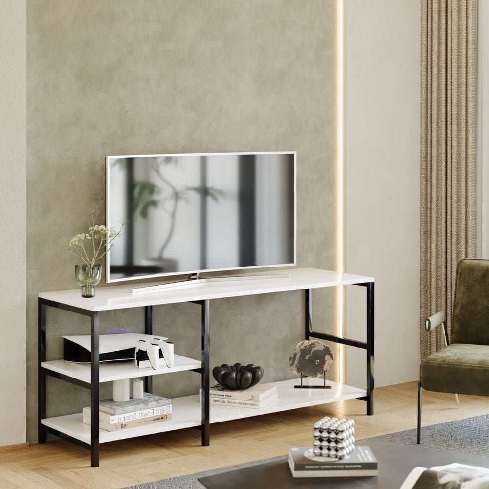 Rack Estilo Industrial Brooklin 115 Para TV 40 Polegadas