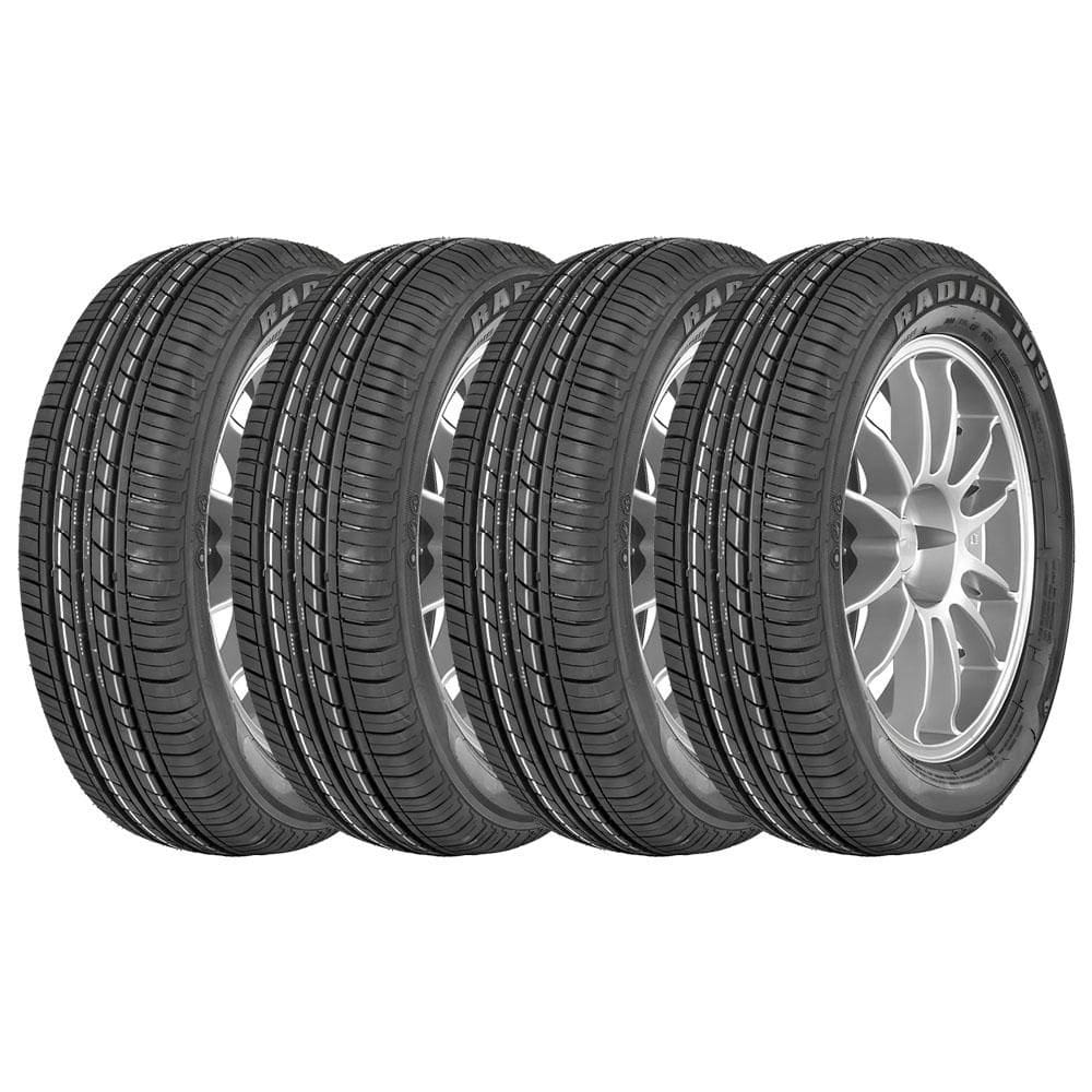 KIT 4 Pneus Tracmax Radial109 175/75 R13 Aro 13 85T