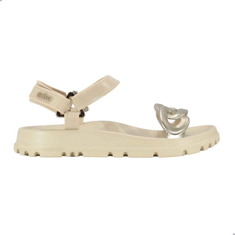Sandália Melissa Glide Adulto Bege