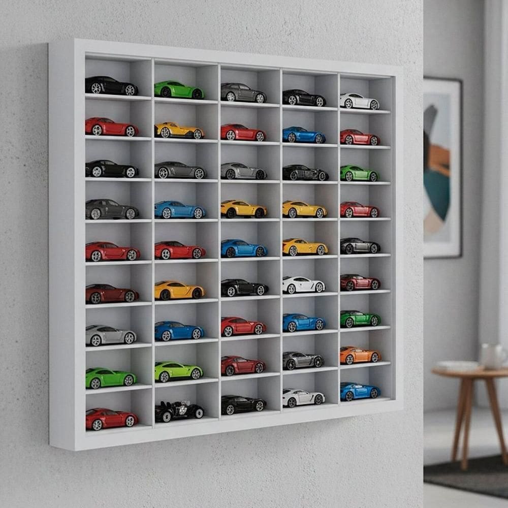 Estante para Quarto Infantil Miniaturas Branco