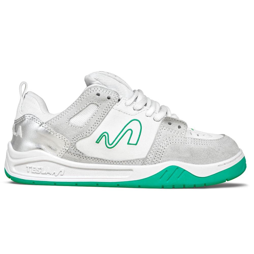 Tênis Tesla Nine White Tiffany Unissex | Cinza Branco