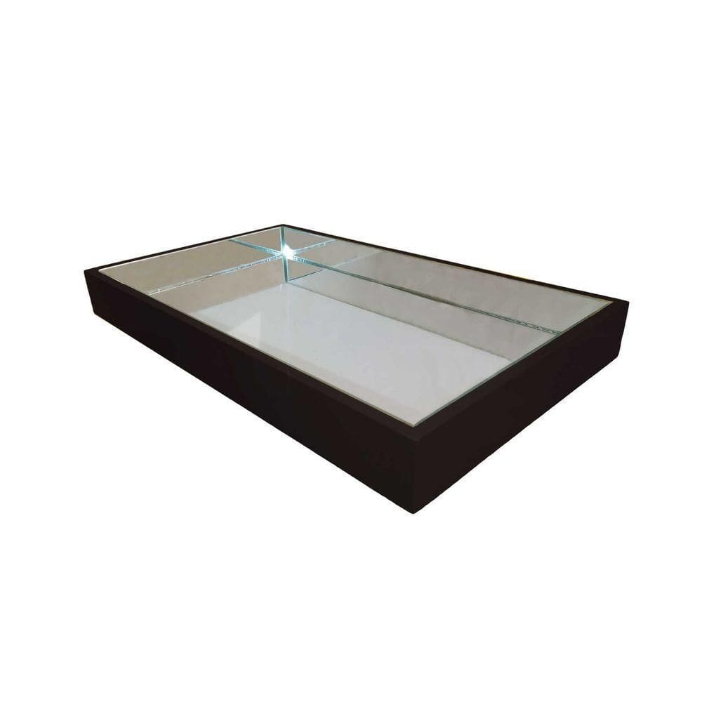 Bandeja Espelhada Laqueada Decorativa Preto