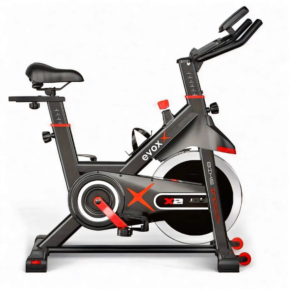 Bicicleta Spinning Profissional Evox X2 Roda de Inércia 10Kg