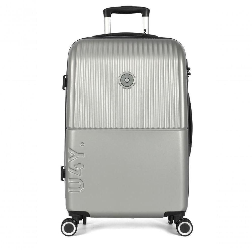 Mala De Viagem Media Prata - 24 Prata