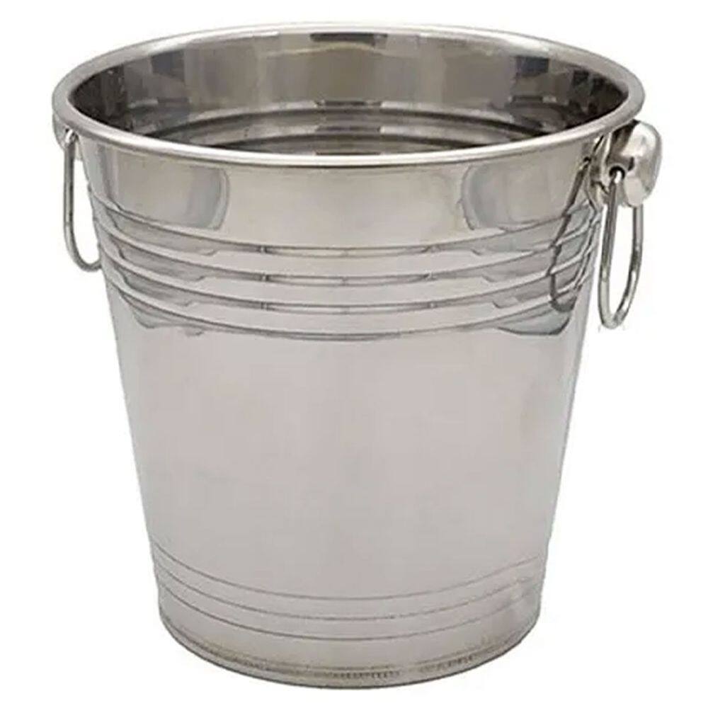 Balde de Gelo Inox 4,5 Litros Conserva Bebida Festa Evento Aniversario Comemoraçao Reuniao Confraternizaçao