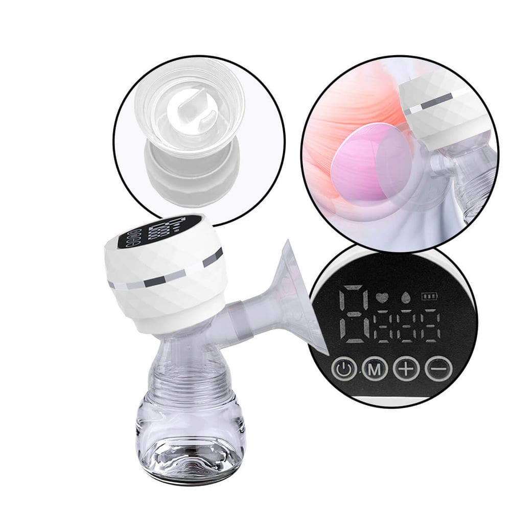 Bomba Extratora Silenciosa para Amamentação - Branco