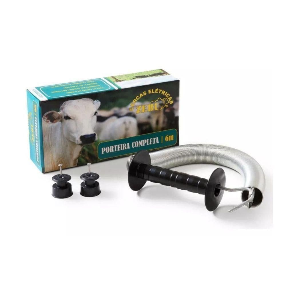 Porteira Completa Para Cerca Eletrica Zebu 4 Mts Zebu 59-0