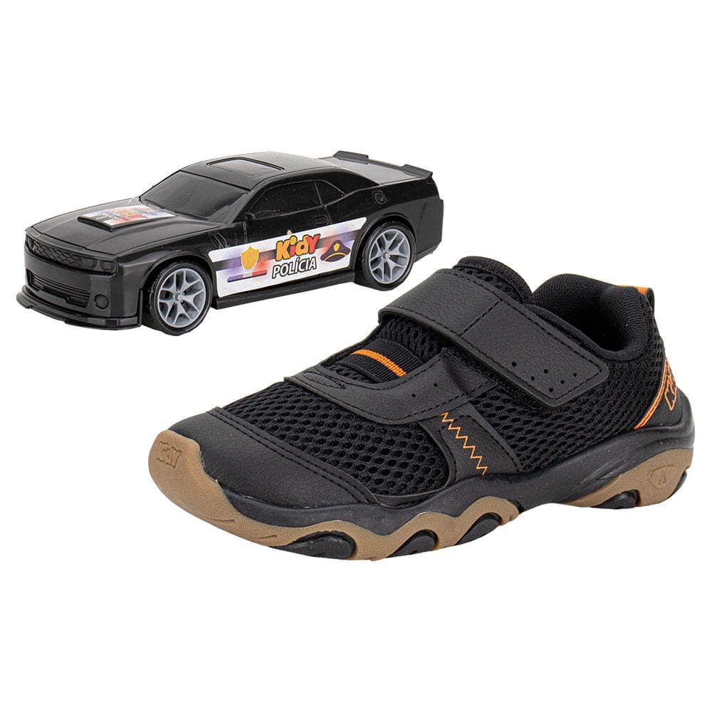 Kit Tênis Infantil Play Respitec + Carrinho Kidy 0070826