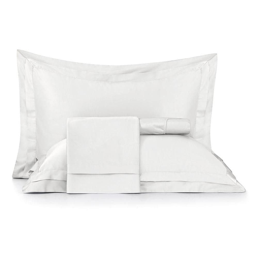 Jogo de Cama Casal Altenburg Cetim 300 Fios Allure Branco