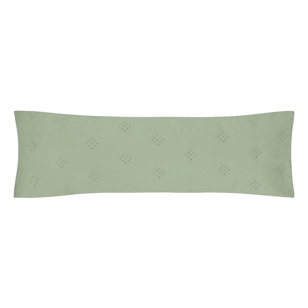 Porta Travesseiro Body Pillow Altenburg Ultrawave Anarruga Verde