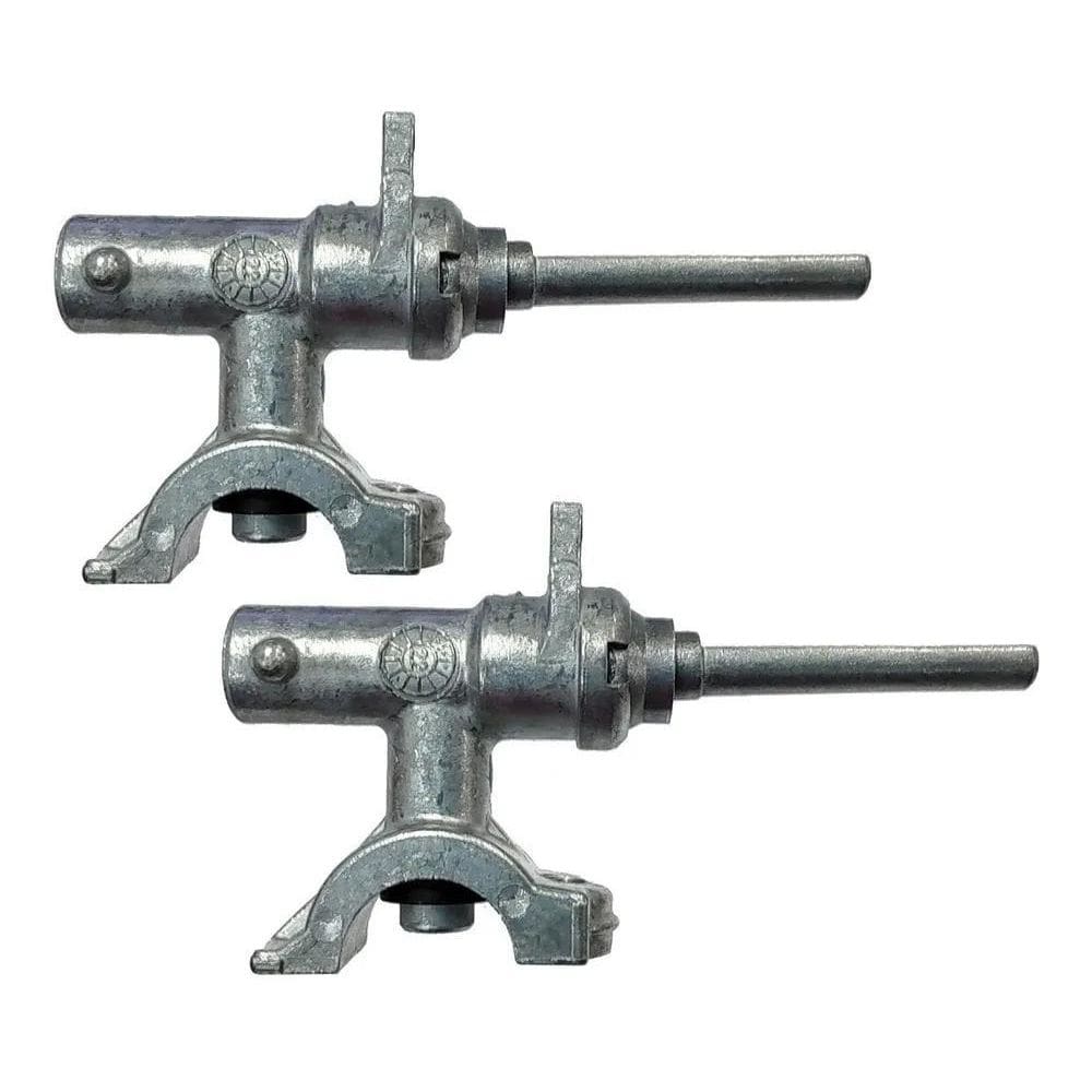 10X Kit 2 Registro Ramal Fogão Bosch E Continental Haste Lo