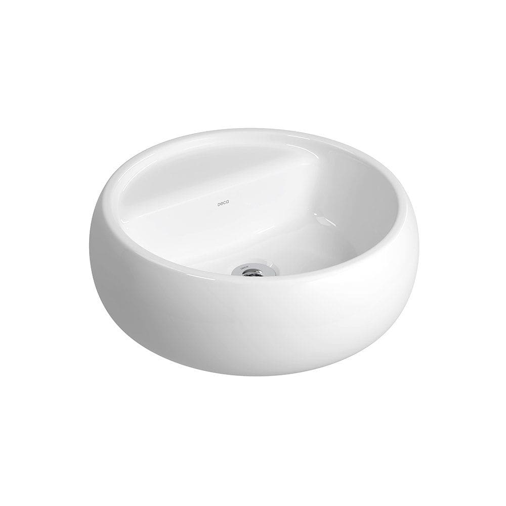 Cuba de Apoio Deca Bold 40x40 L.12040.M.BD.17 com Deck Redonda Branca