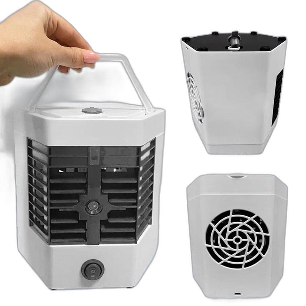 Mini Ar Condicionado Usb Portátil Com Ventilador Portátil