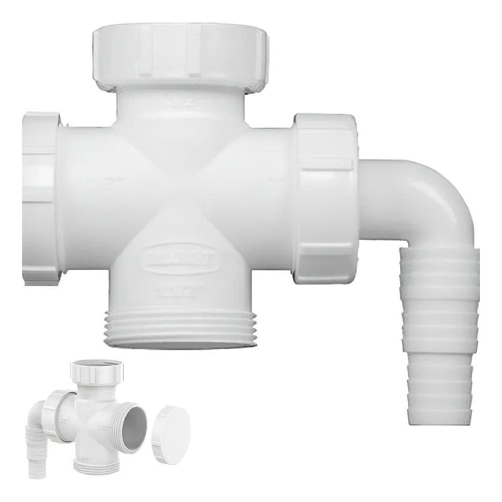 2X Conexão Adaptador Máquina Lavar Roupa Louça Tanque Cruzet