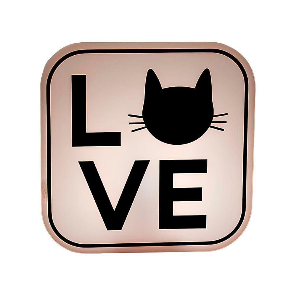 Luminária Gato Delicada - Iluminação Aconchegante Para Seu Lar