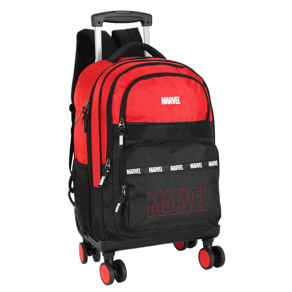 Mochila de Rodinhas Vermelha Luxcel Marvel