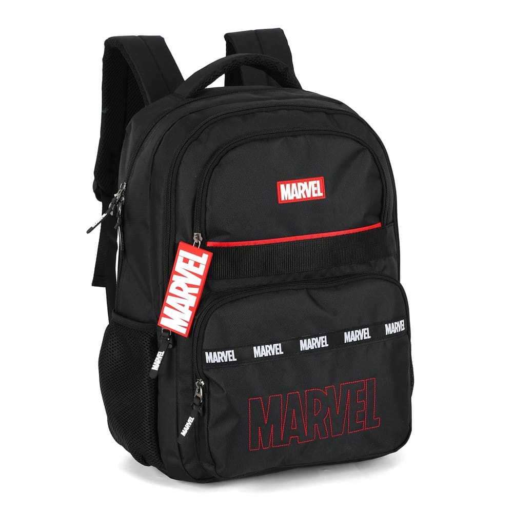 Mochila Marvel Luxcel – Escolar Juvenil Preta