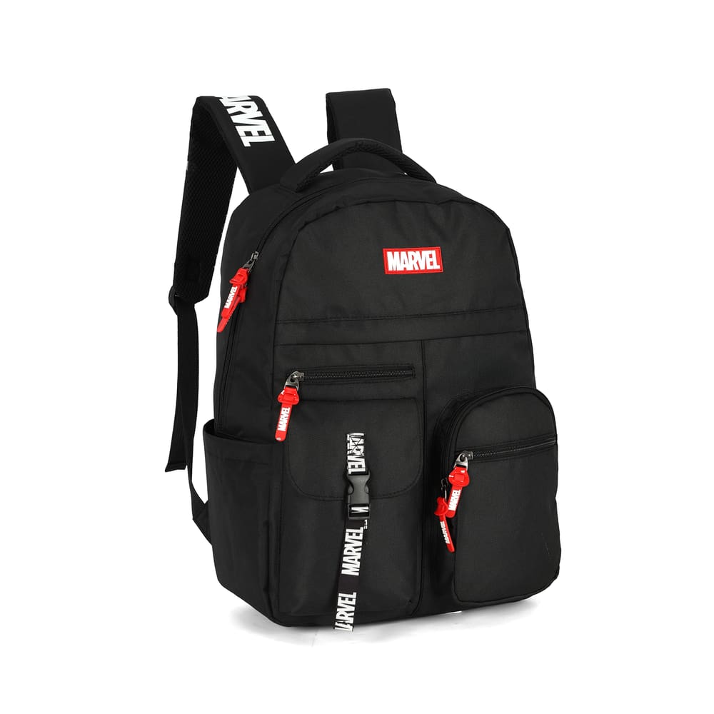 Mochila Marvel Luxcel – Escolar e Casual Preta