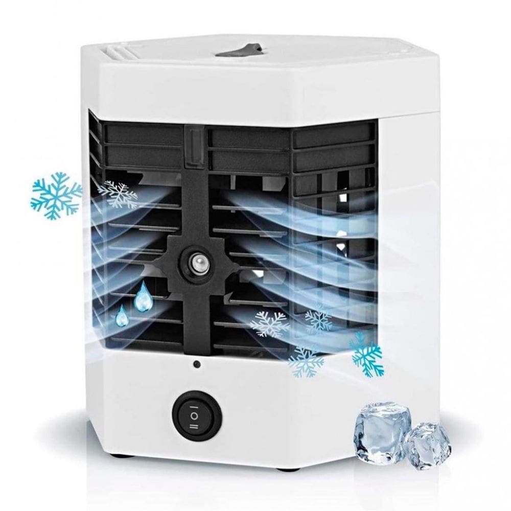 Ventilador Usb Mini Portátil Com Ar Condicionado Trabalho