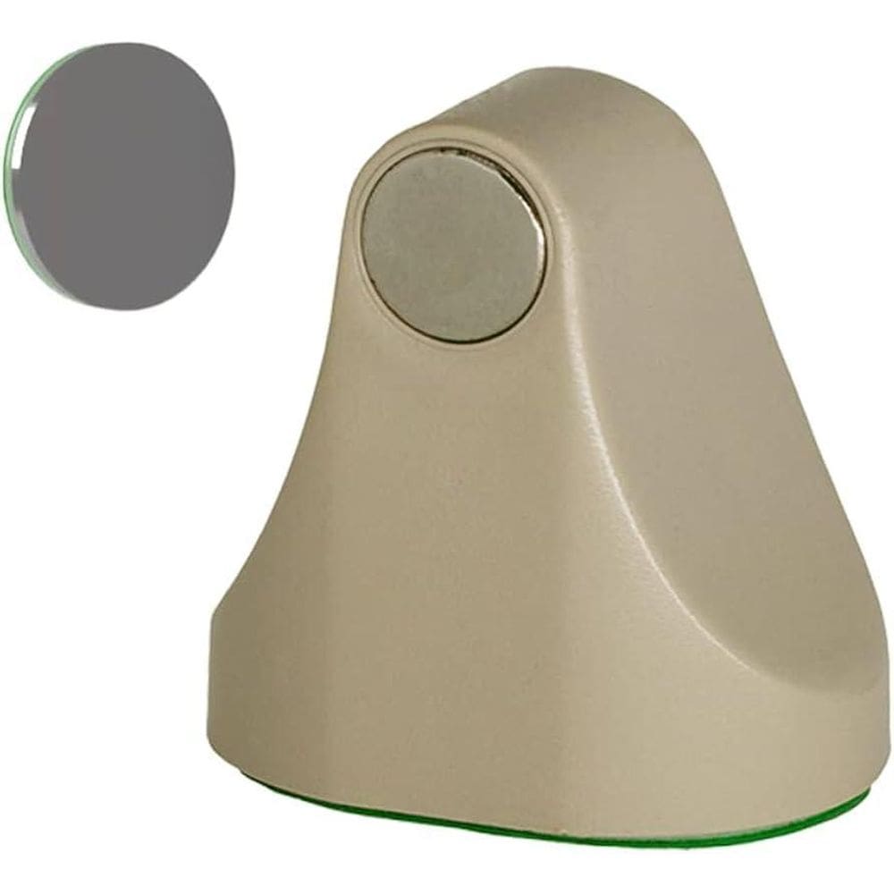 Trava Porta Magnético Rodapé Fixador De Porta Marrom Claro