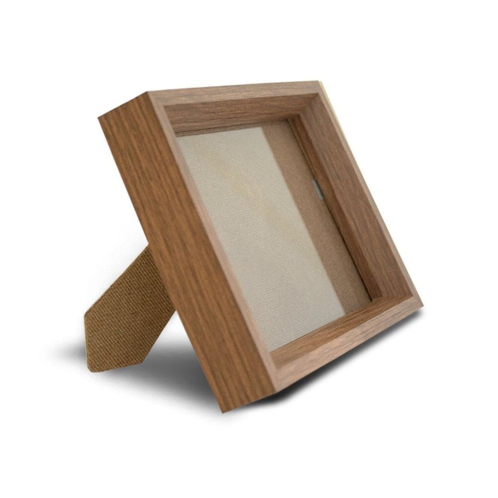 Porta Retrato para Fotos 21x30cm com Moldura de Madeira para Quarto Escritório Hall