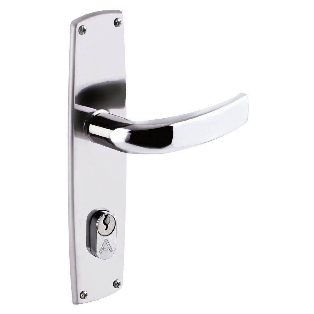 Fechadura Entrada Classic Alavanca Polido Inox Aliança Metalurgica