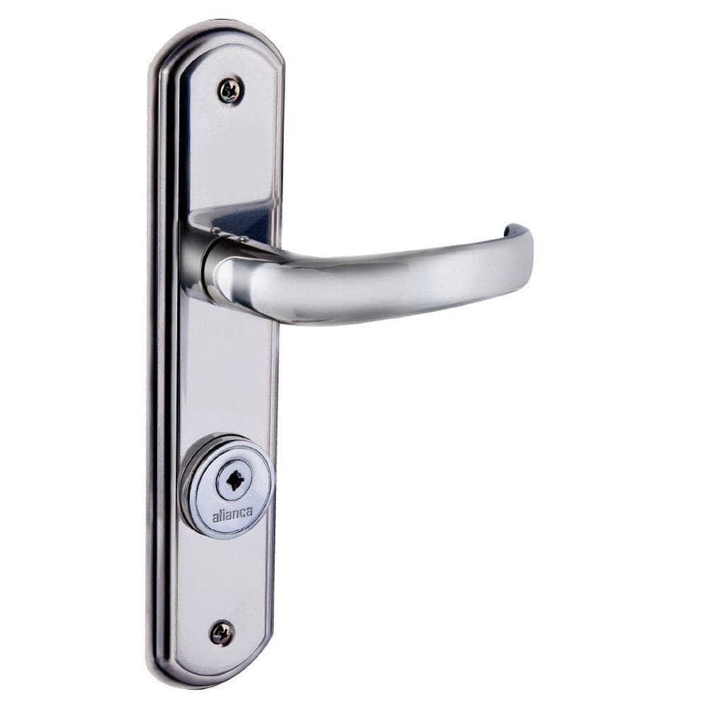 Fechadura Tetra 7cm Cromado Orion Anatomic Aliança
