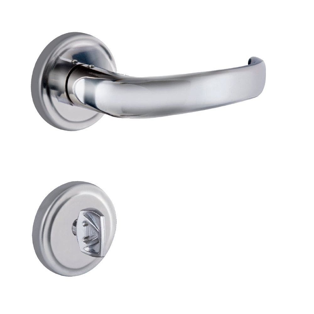 Fechadura Banheiro Roseta Cromado Orion Anatomic Aliança