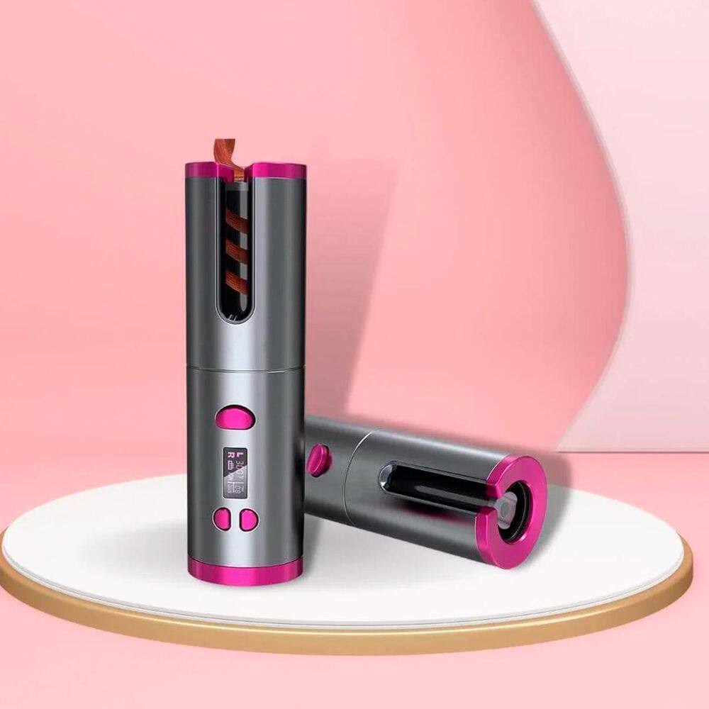 Modelador De Cachos Espiral Recarregável Com Usb