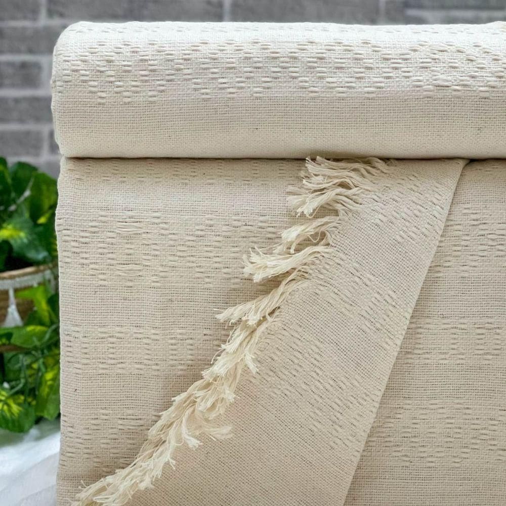 Manta Para Sofá Ravenna 180cm X 240cm Cru