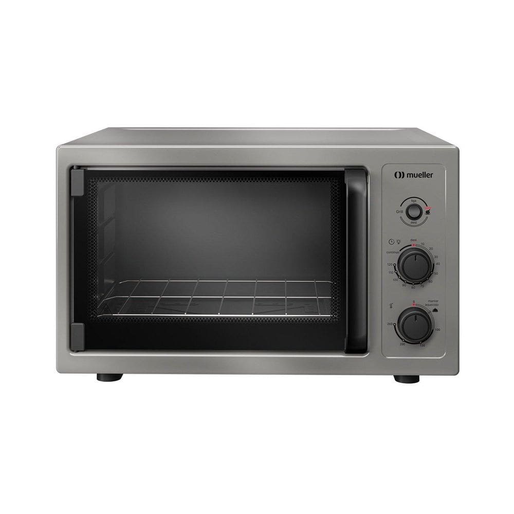 Forno De Bancada Mueller 50 Litros Com Grill Titânio Mfb50B