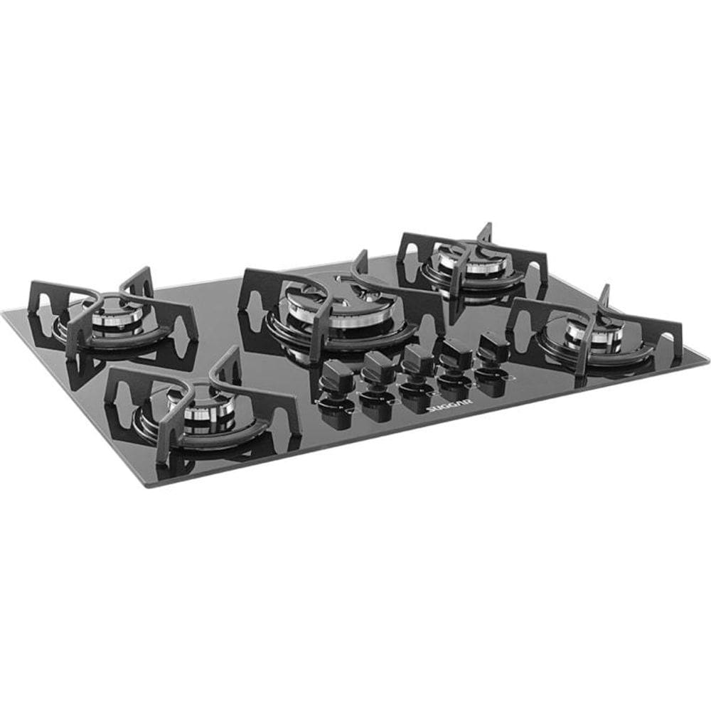 Cooktop Vidro Suggar 5 Queimadores Preto FG5305FVP