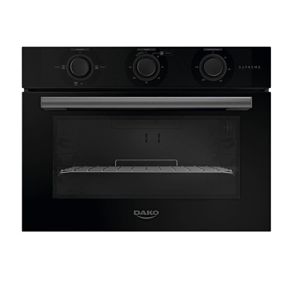 Forno De Embutir Elétrico Dako Supreme 52L Analógico Preto 110V