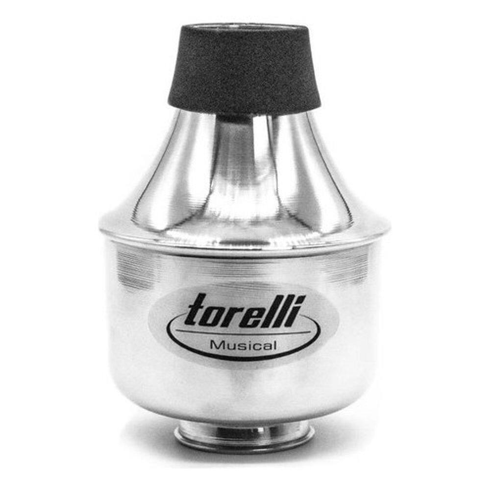 Surdina P/ Trompete Harmon Wow Wow Aluminio Polido Torelli